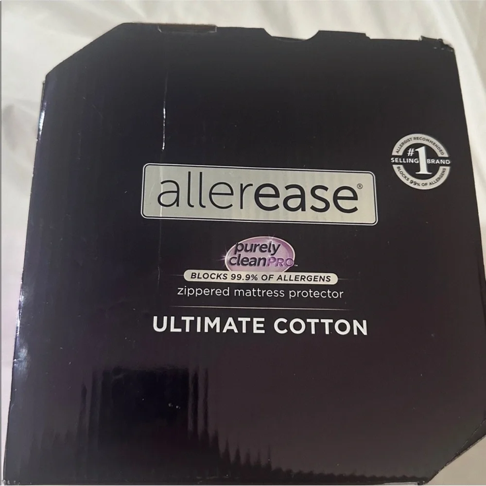 🆕 AllerEase Ultimate Cotton Zippered Mattress Protector - King